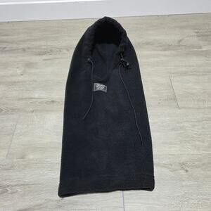 HEAD SOKZ Men's Black Fleece Polartec Hood Gaiter Face Mask 90's